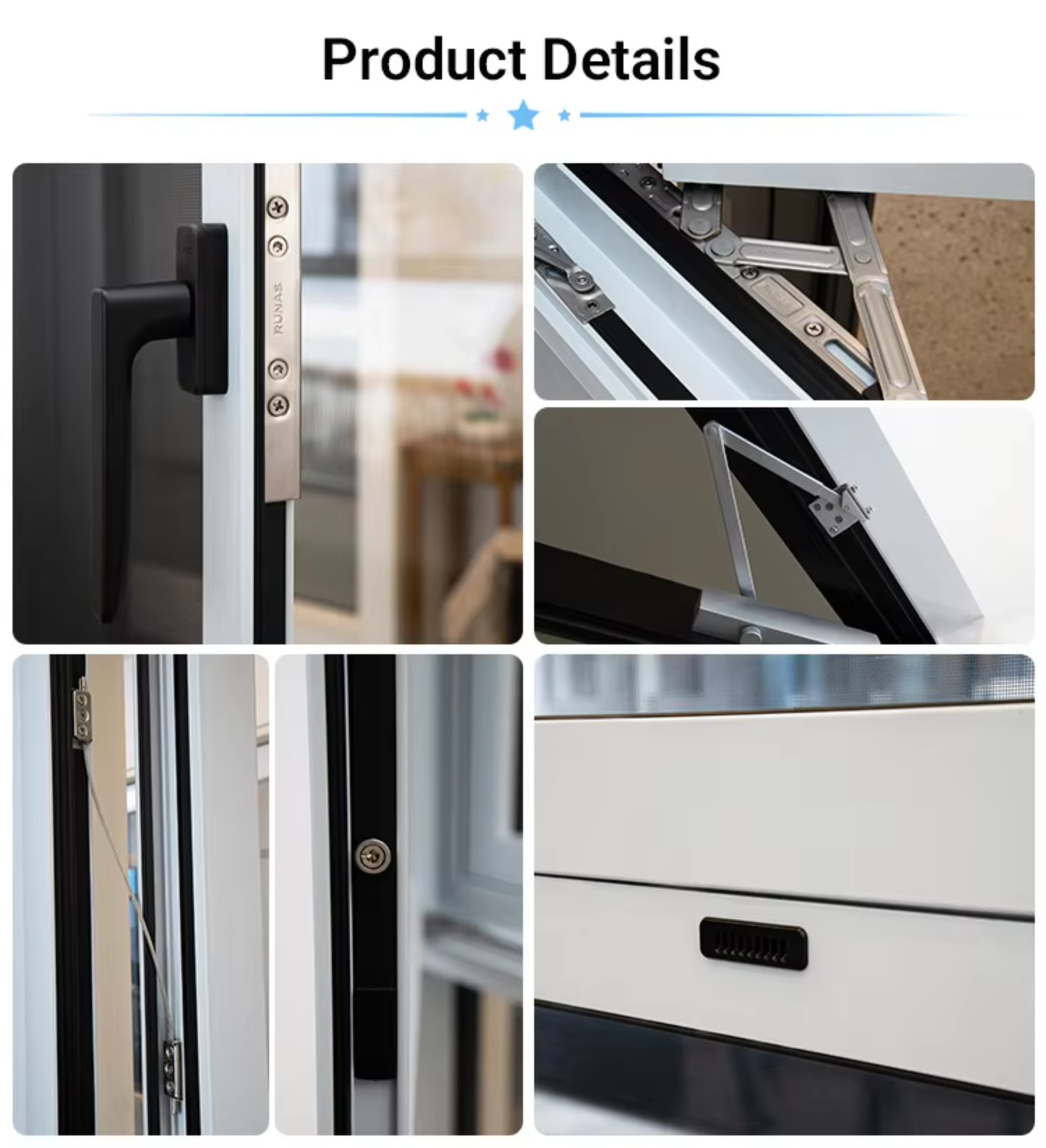 Customized Architectural Aluminum Balcony Windows System Technical Specifications