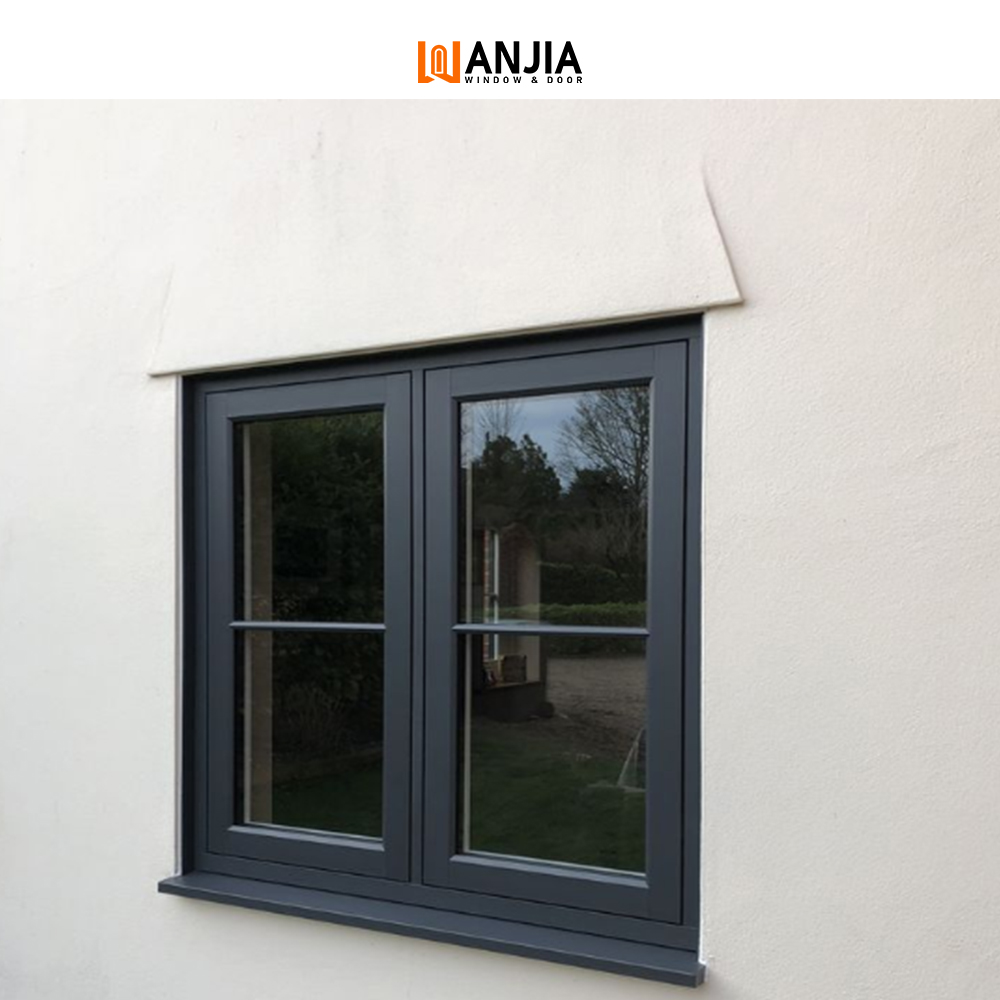 Supper Insulation Custom Soundproof Passive House Windows House Double Glazed Windows Aluminum Caement Windows