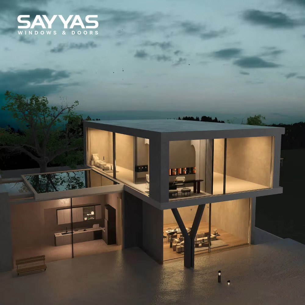 Custom High-Strength Aluminum Sliding Door Double Glazing Tempered Glass Sound Insulation Minimalist Living Room Supermarket