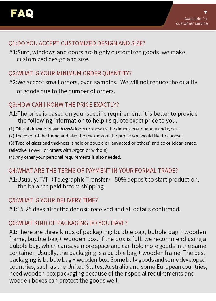 Certificates and Quality