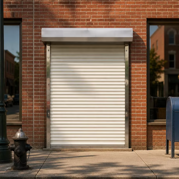 Commercial Rolling Shutter Scene Display