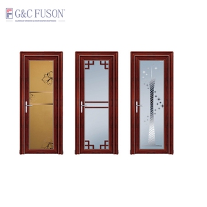 Fuson Unique Design Custom Commerical Outside Patio Outdoor Swing Aluminum Doors and Windows Double Glazed Casement French Doors