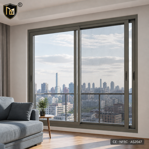 Thermal Break Double Glazed Aluminum Sliding Window