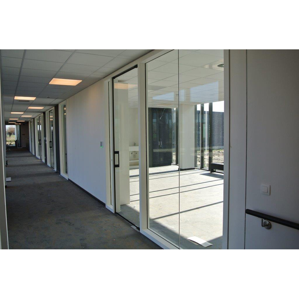 Custom Safety Entry Glass Fire Security Door Aluminum Modern Design Interior Use Fire Prevention Sound Insulation for Hotels
