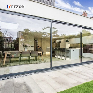 AS2047 Double Glazed Aluminum Stacker Sliding Doors