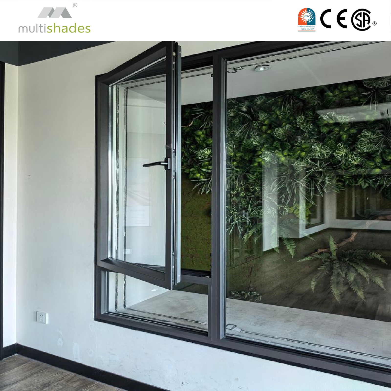 NFRC AS2047 European Style High Quality Energy Efficient Thermal Break Aluminum Triple Glaze Passive House windows
