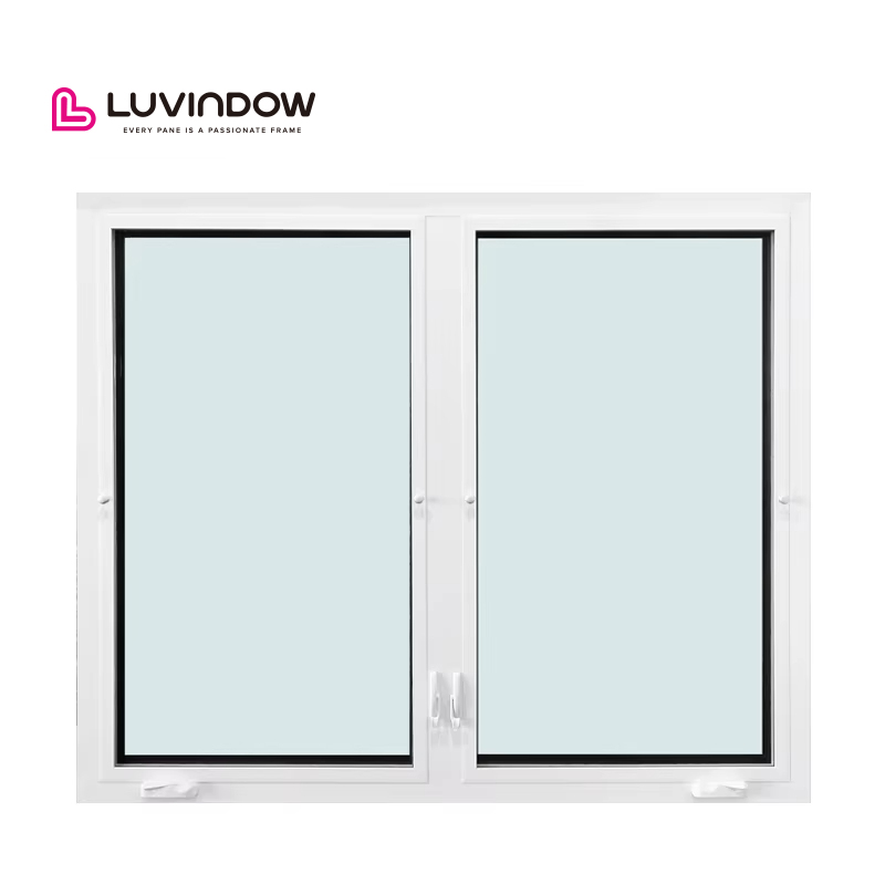 Minimalist Style Easy Operate Crank Casement Window Aluminum Frame for Kitchen Apartment Luxury Villa Installations