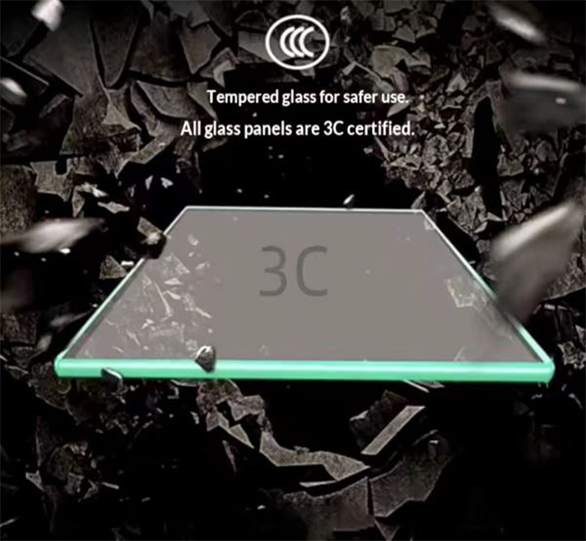 Modern Style 79x32 Aluminum Alloy Tempered Frosted Glass Door Waterproof for Interior Bathroom Use Finished Surface