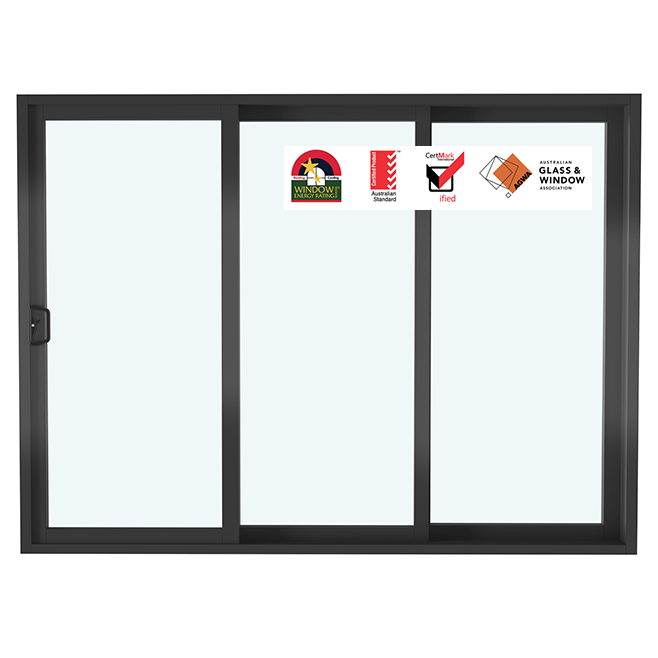 Modern Design Double Layer Aluminum Transom Windows and Doors Powder Coated Multi Aluminum Sliding Door Storefront Door