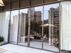 Minimalist Bi-fold Front Entry Doors