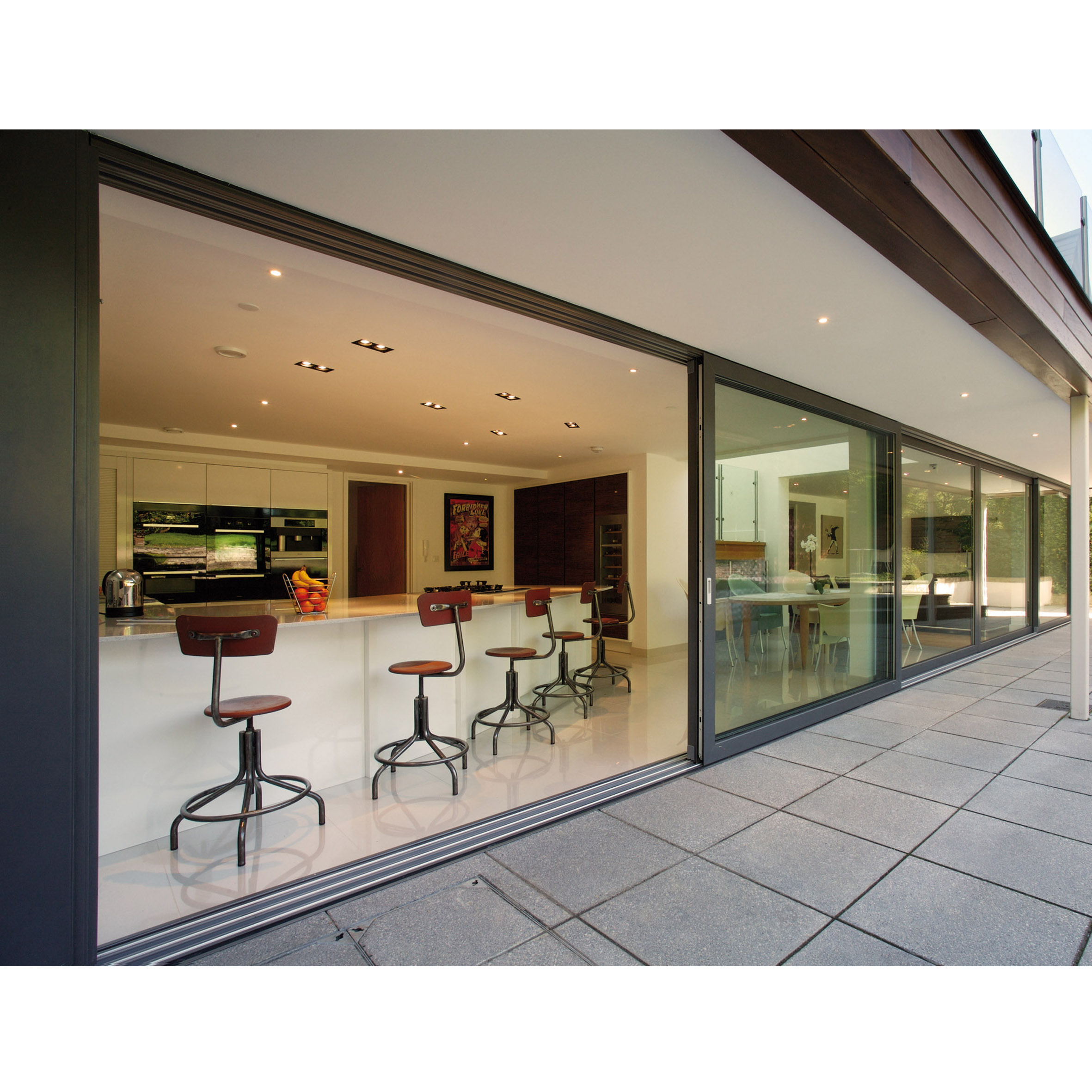 AS2047 Modern Design Australian Double Glazed Aluminium Patio Sliding Doors Exterior Sliding Stacker Aluminum Patio Doors
