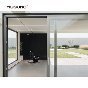 Minimalist Design Heavy Duty Sliding Door House Exterio Patio Aluminum Door Beautiful Balcony Sliding Glass Doors