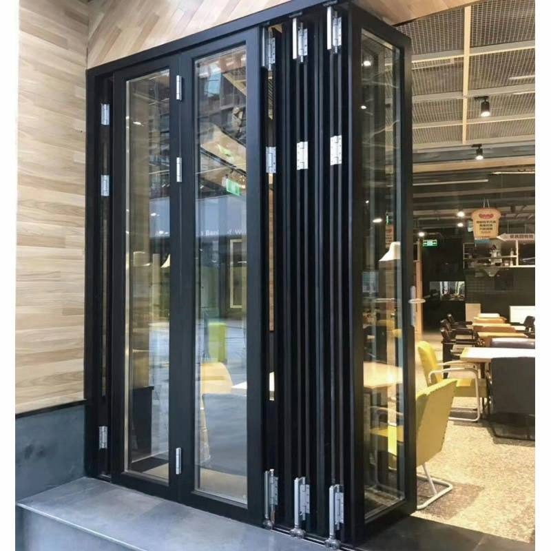New Arrival Aluminum Folding Door with Mosquito Net for Home Renovation