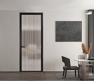 Modern Kitchen Swinging Aluminum Glass Waterproof Interior Sliding Doors