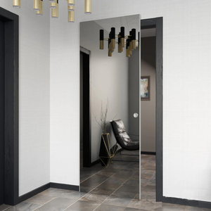 Aluminum Glass Magic Mirror Sliding Pocket Door