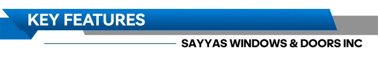 Sayyas Windows P120 Modern PHI Certified Energy Efficient Alu-Wood Composite Soundproof Heat Insulation Windows Kitchen Bathroom