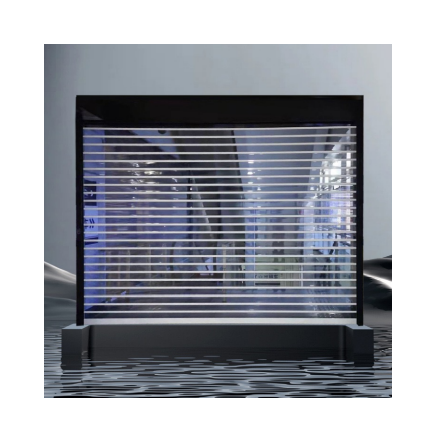 Elegant Crystal Effect Roller Door Advanced Aluminum Frame Tough Coating and Quiet Retraction for Stylish Commercial Areas