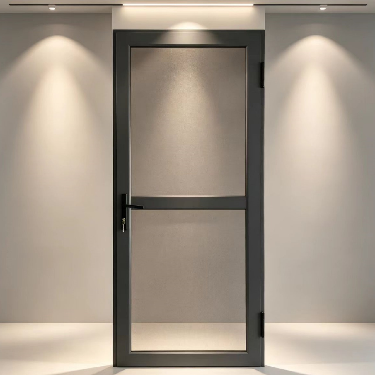 Aluminum Security Screen Door, Alu Frame 304 Stainless Steel Diamond Mesh, AntiTheft Lockable Custom Size for House Villa