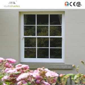 Factory Direct Thermal Insulated Vertical Sliding Window Aluminum Alloy Frame Louver German Hardware NFRC Certification Exterior