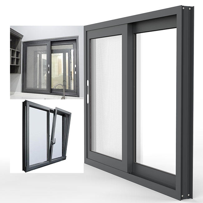 Modern Customized Aluminum Sliding Window for Kitchen House Sliding Glass Windows