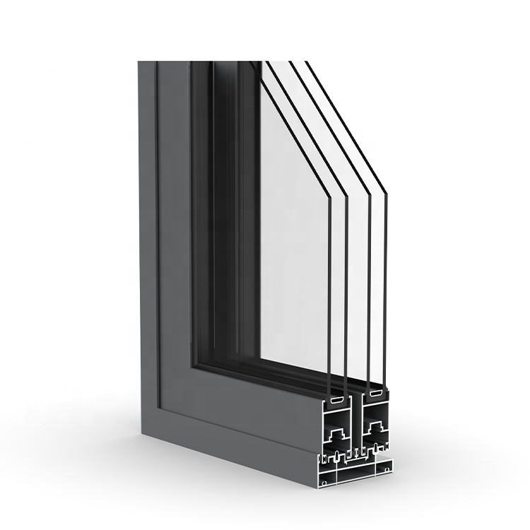 Rolansini Weatherproof 2/3/4 Panels Slide Door Aluminum Non Thermal Break Tempered Glass Sliding Doors for Courtyards