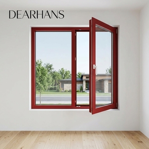 Custom Arch windows Double Glazed Soundproof Types Aluminium Profile Casement Aluminum Alloy Doors and windows for House
