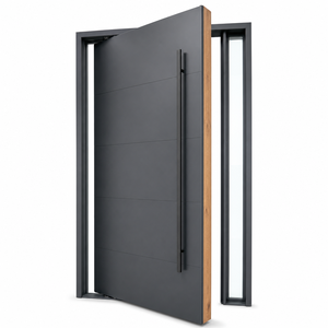CE Certified Aluminum Clad Wood Pivot Door