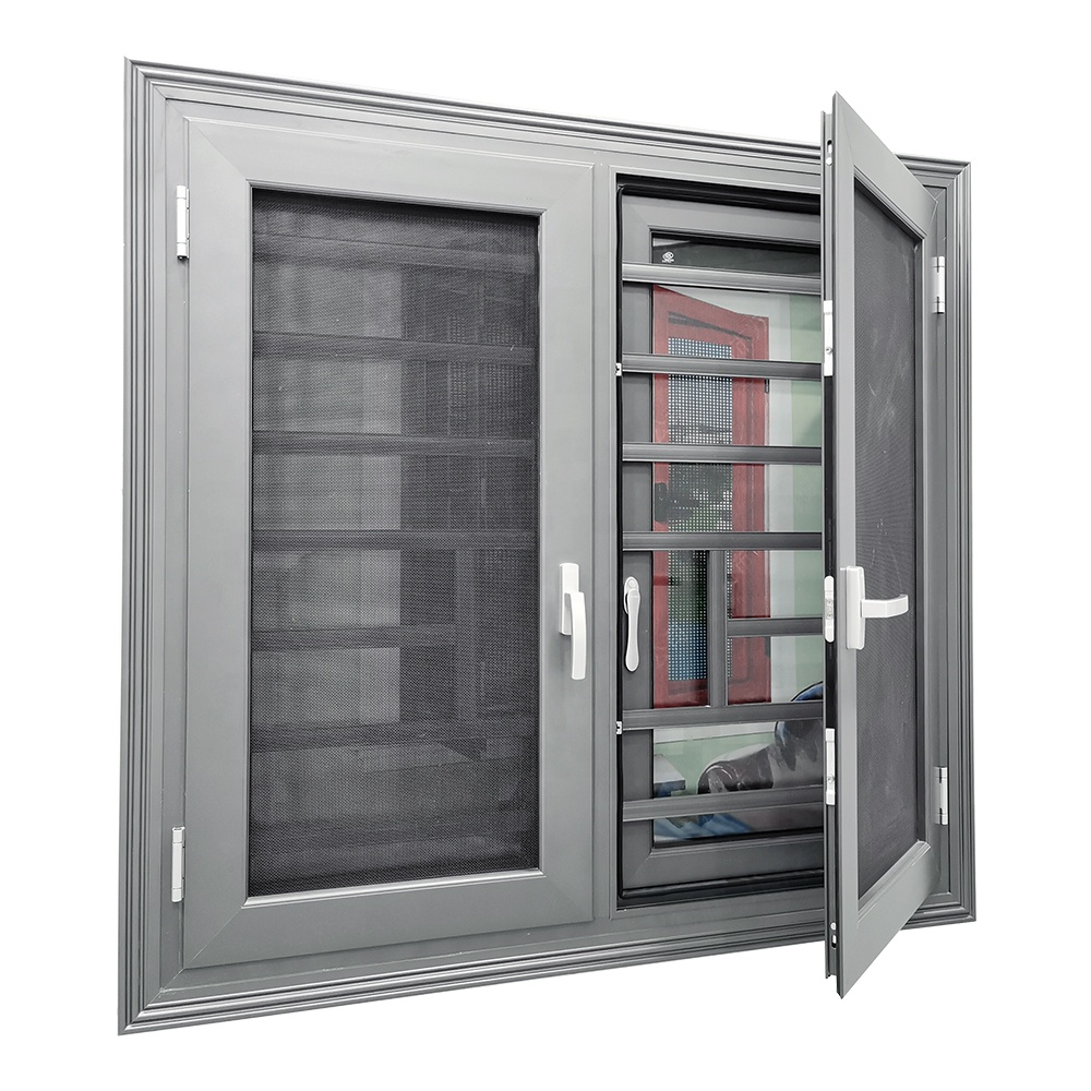 Thermal Break Aluminum Frame Double Glazed Window Casement Windows