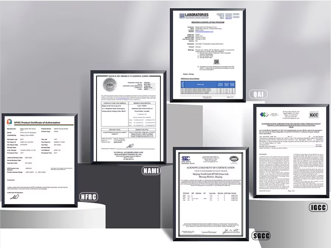 Quality & Safety Certifications