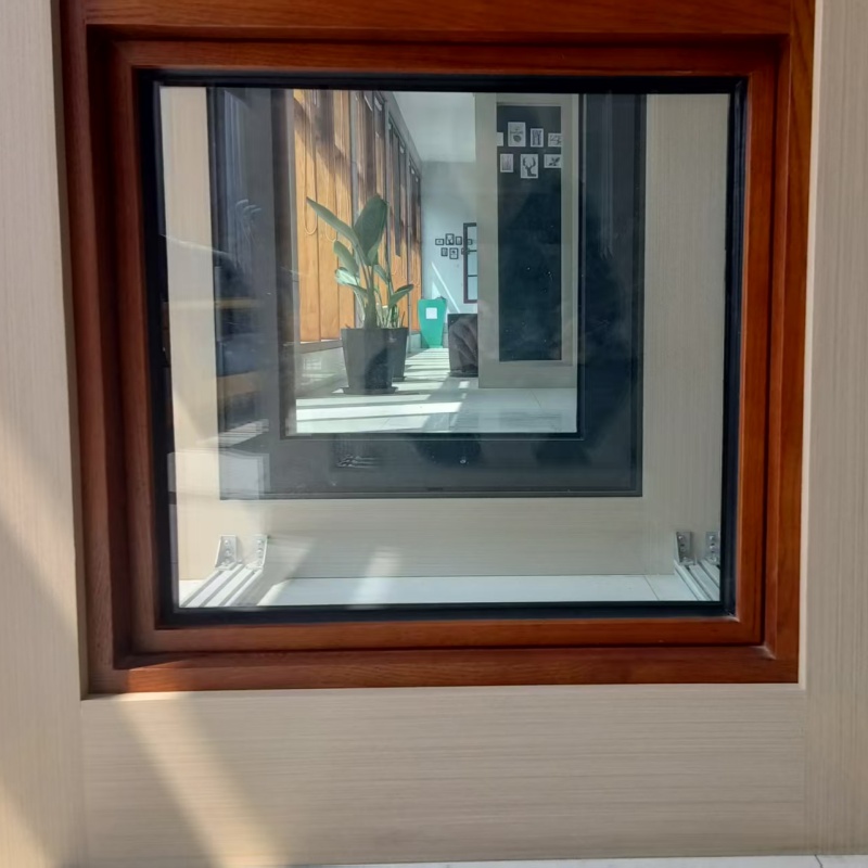 Customized Aluminum windows Double Glaze Glass windows Aluminum Clad Wood Window