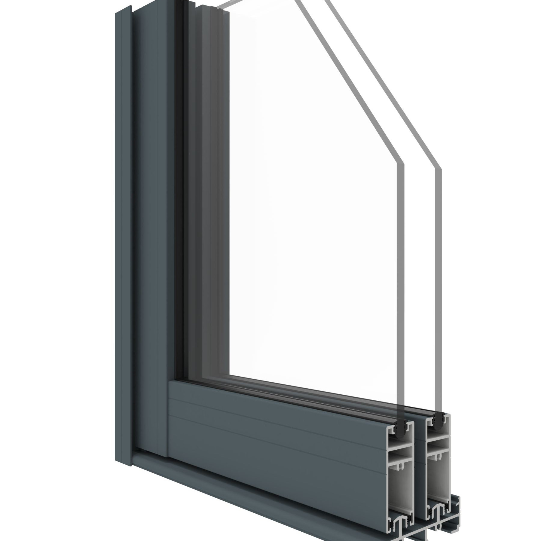 XF55 Slide And Swing Aluminum Door System 6063 T5 Space Saving Hybrid Design For Modern Villa