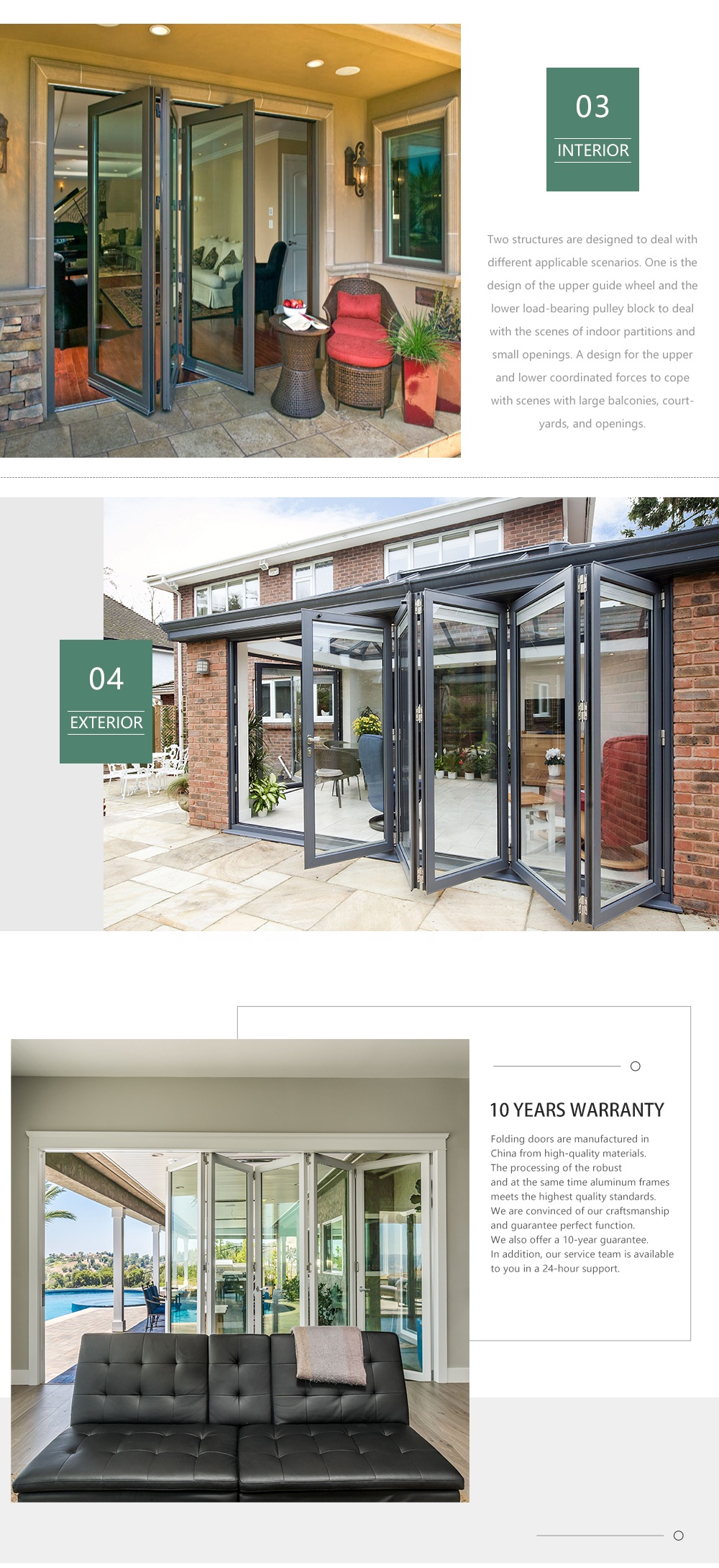 Aluminum Folding Door Display 2
