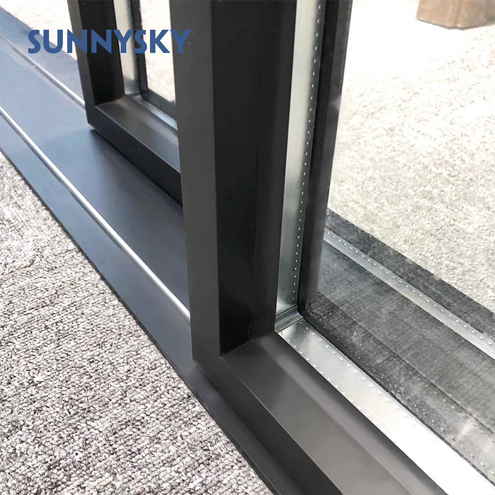 XIYATECH Pivot Door Supplier Entrance Security Exterior Mian Door Aluminium Profile Custom Tempered Glass