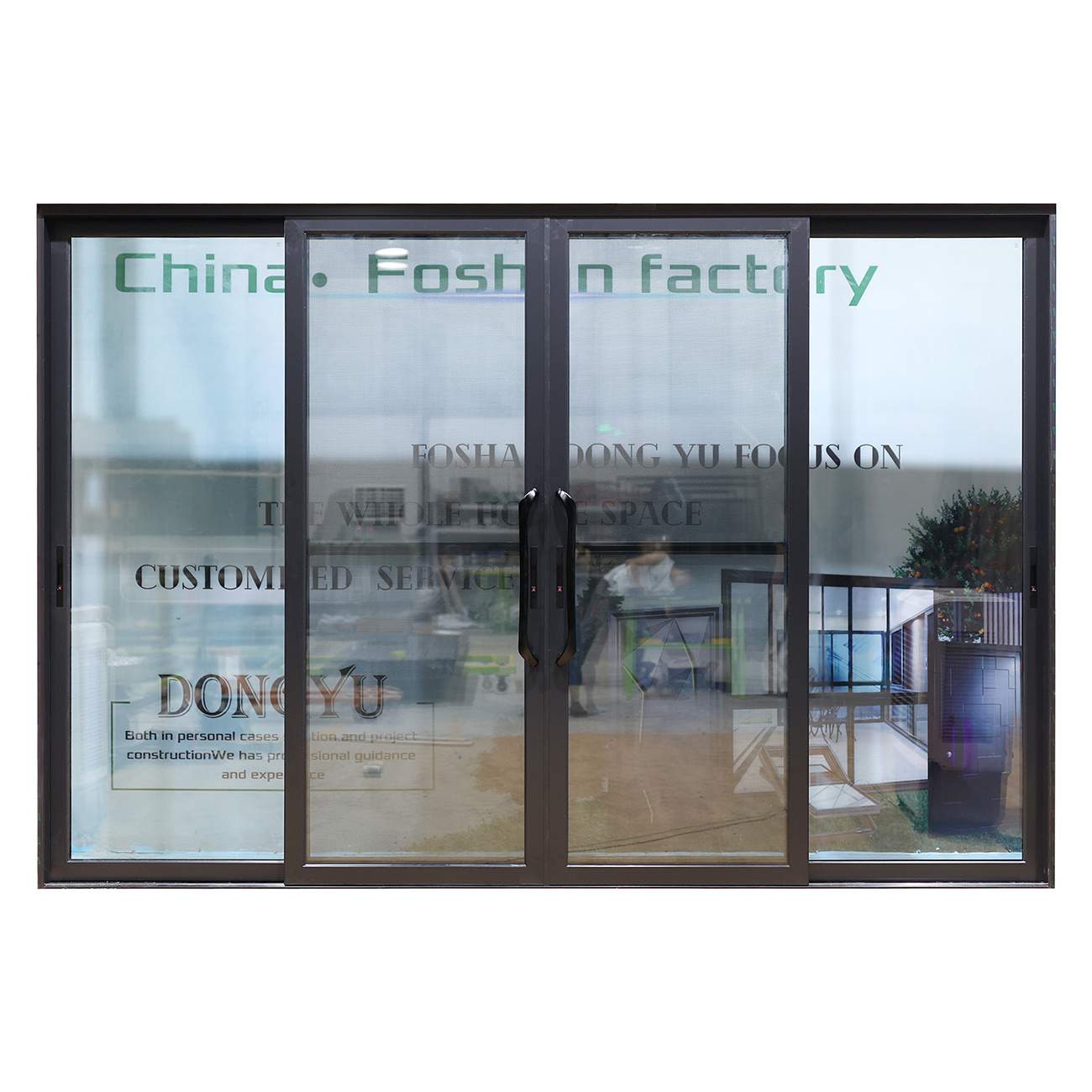 Thermal Break Minimalist Slim Frame Aluminum Sliding Door