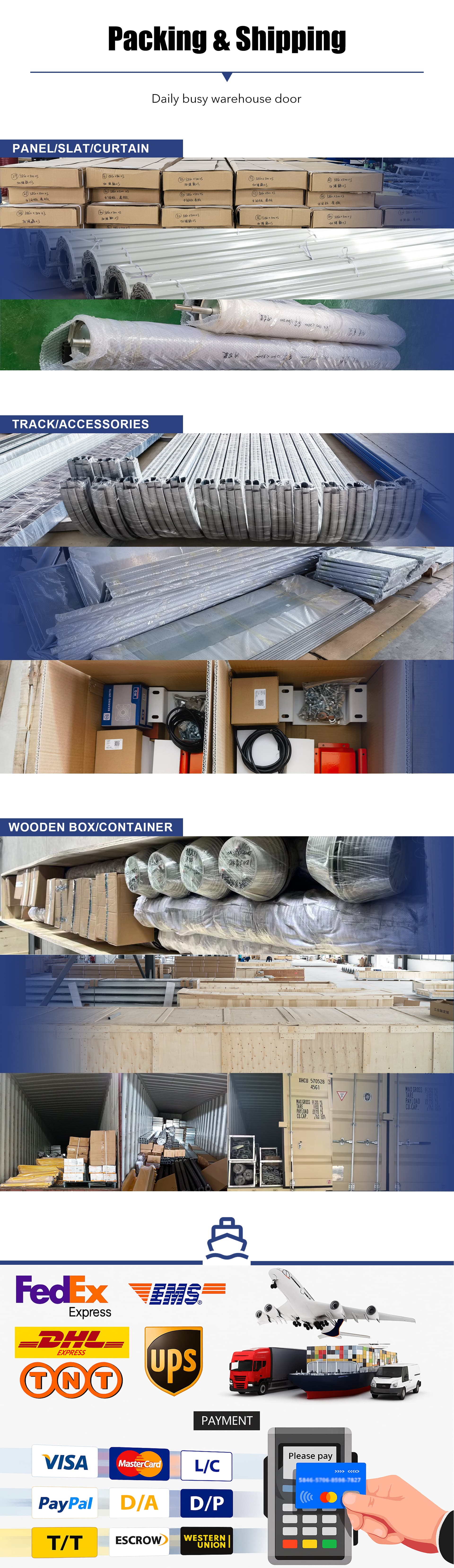 Product packaging and shipping