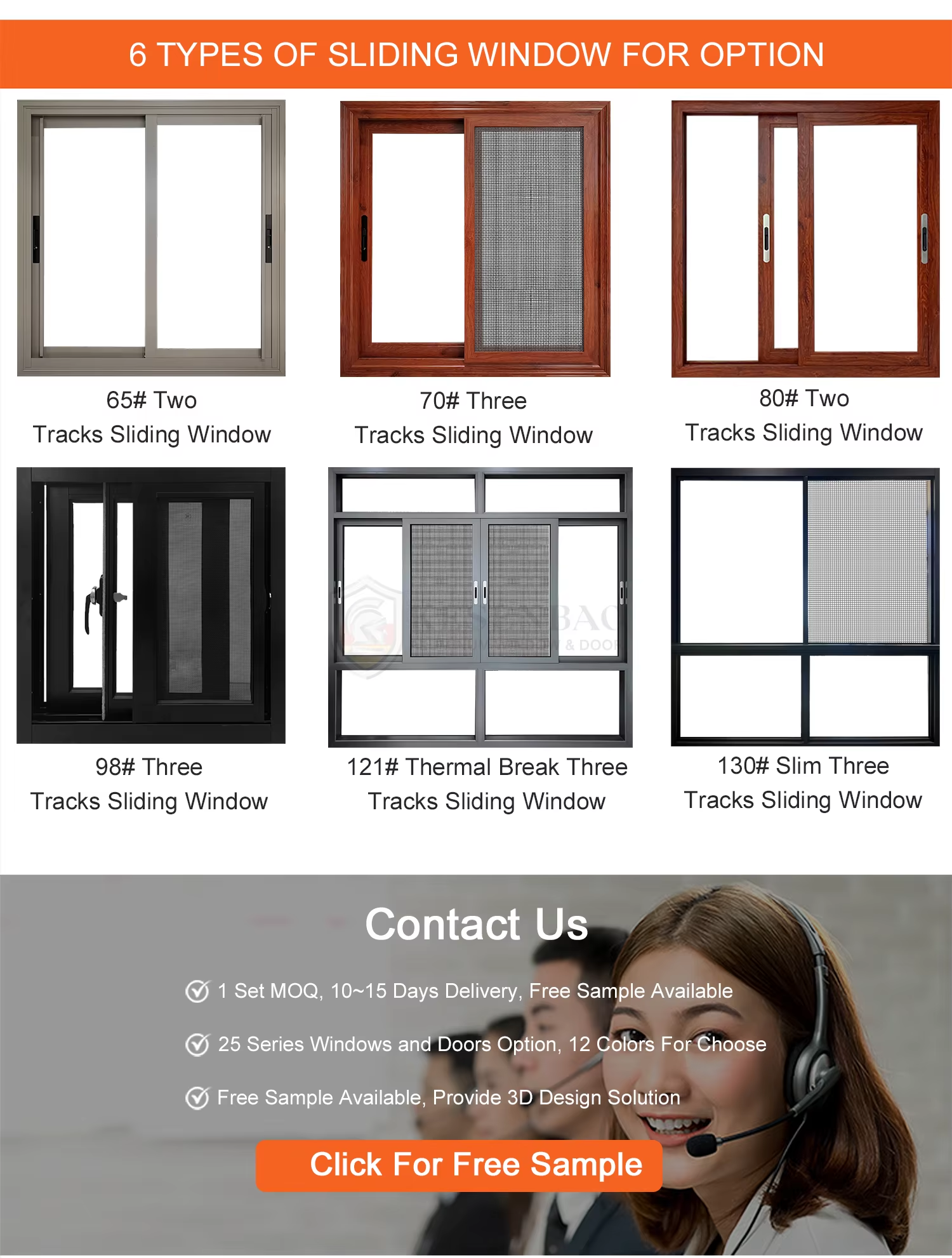 China Manufacturer Thermal Break Waterproof Aluminum Sliding Glass Windows with Mosquito Net for Home