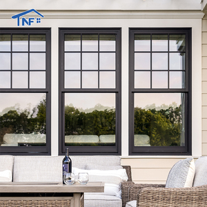 Thermal Break Aluminum Profile Double Glass Sliding Window