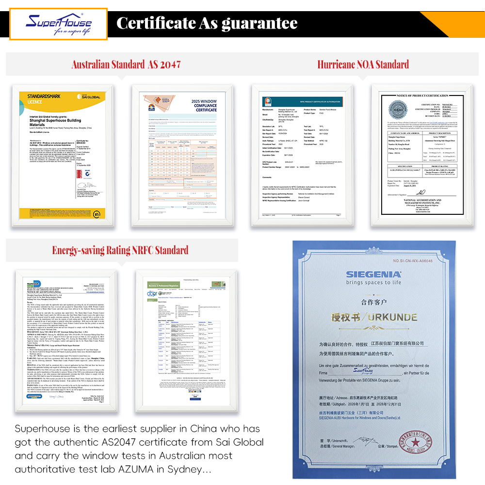 Superhouse Certificates