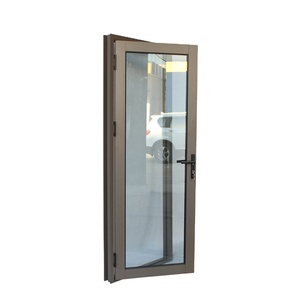 Commercial Glass Entry Doors NFRC Certified Aluminum Frame Energy Efficient Storefront Entrance Door