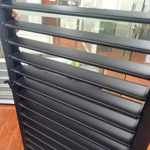 Aluminum Alloy Horizontal Louver Windows With Modern Design For Outdoor Use Air Ventilation &amp; Shutter Protection