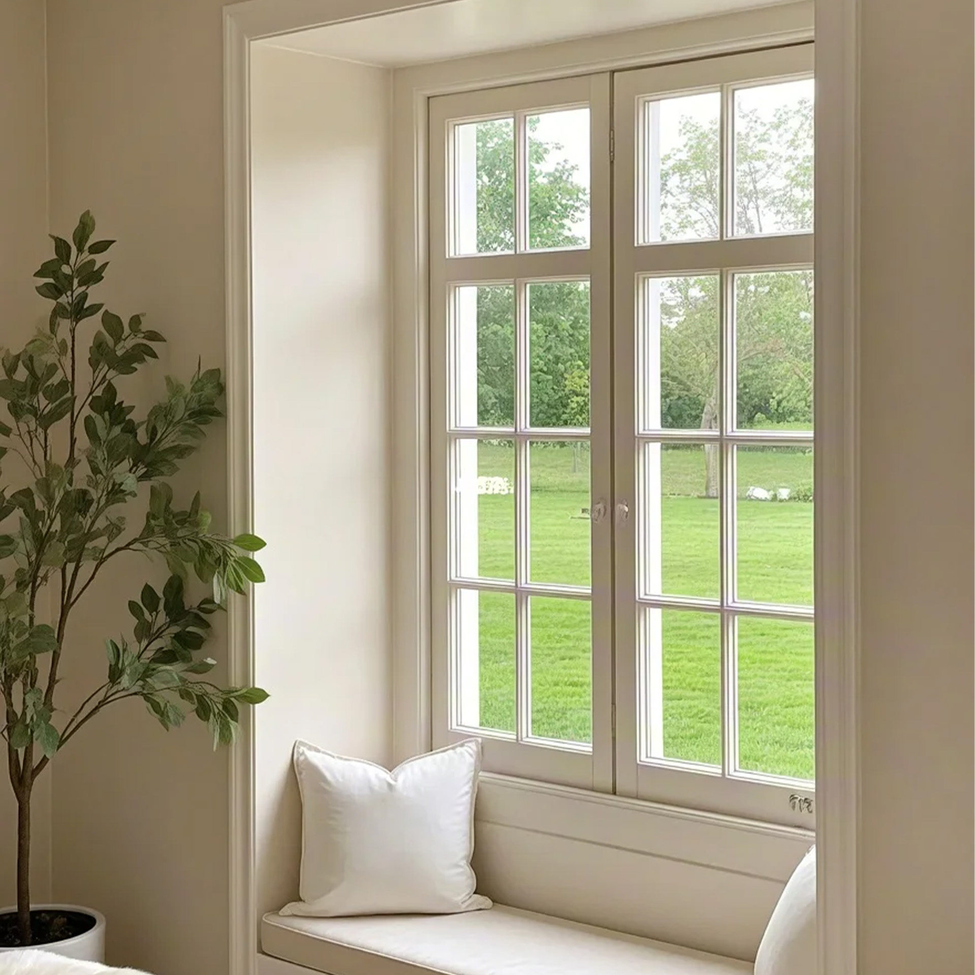 Customized Modern Stainless Steel French Window Soundproof Window for Kitchen and Living Room Aluminium Material for windows