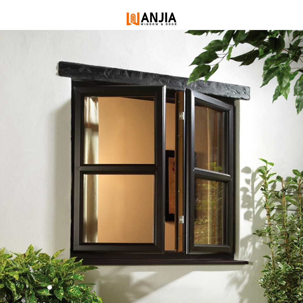 Supper Insulation Custom Soundproof Passive House Windows House Double Glazed Windows Aluminum Caement Windows