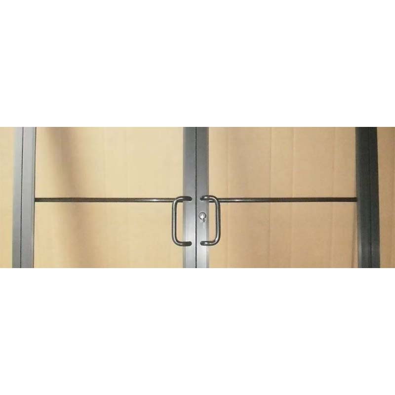 CHANGYI Aluminium Storefront Door Aluminum Kfc Door Commercial Swing Store Front Door