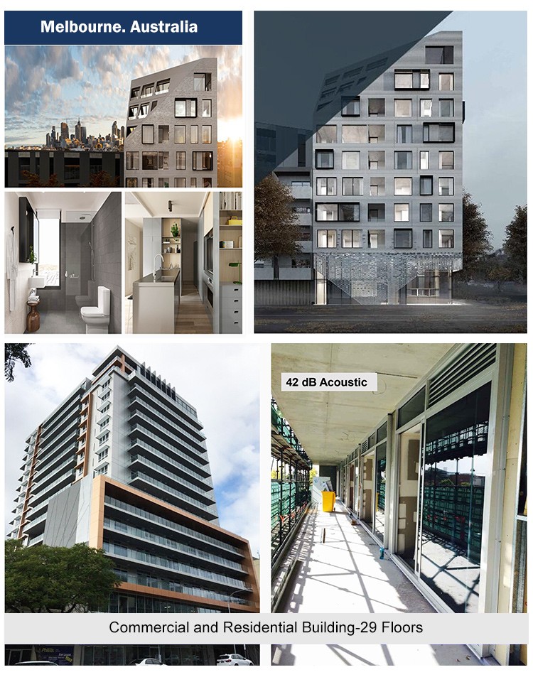 Aluminium Jalousie Windows With Single Tempered Glass With Flyscreen