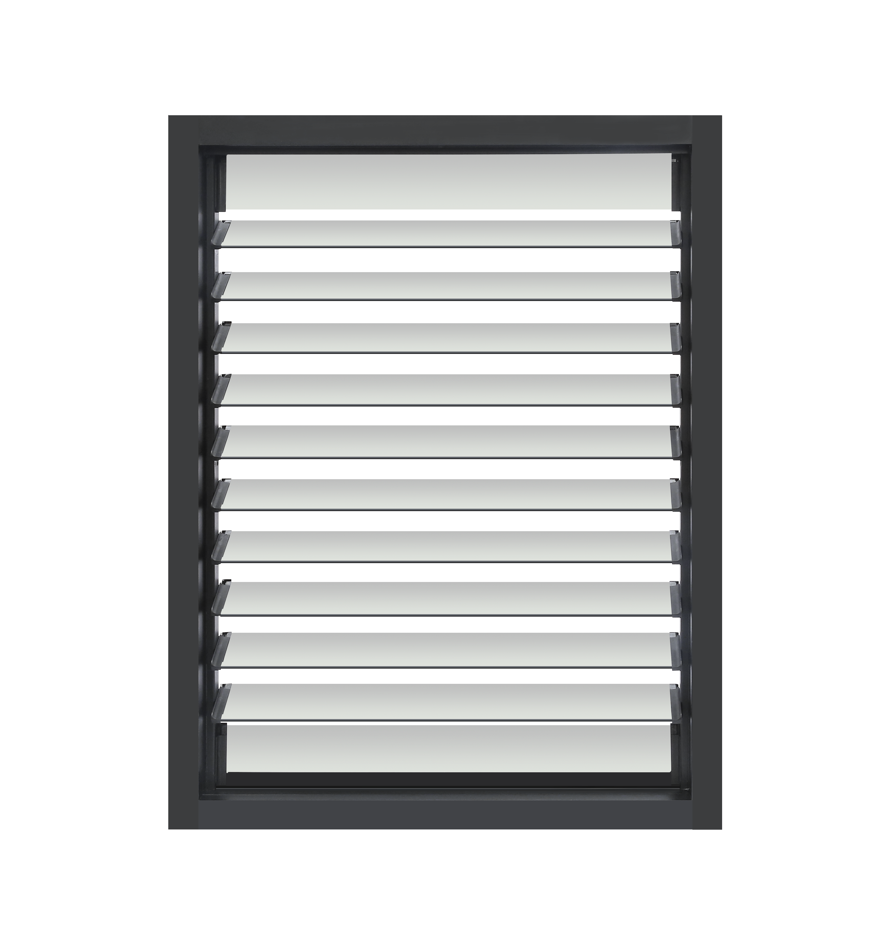 AMJ 80 Series Glass Louver Detail 1