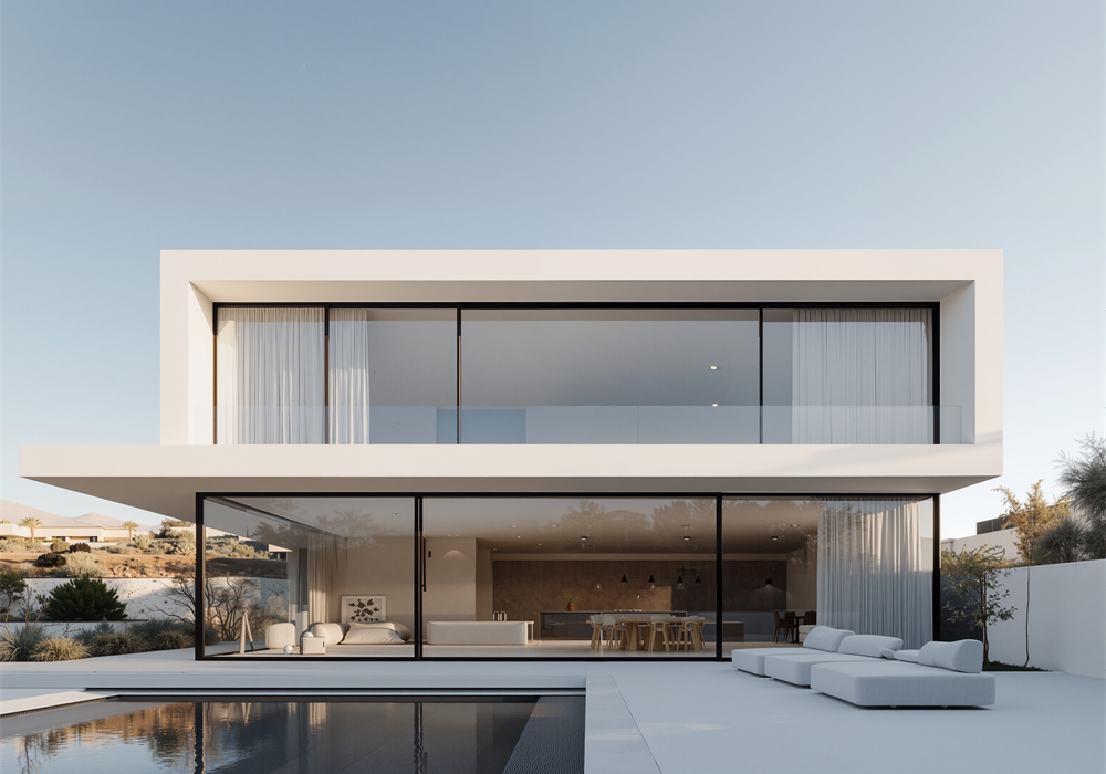 Modern Residence Heavy-Duty Aluminum Sliding Door Package