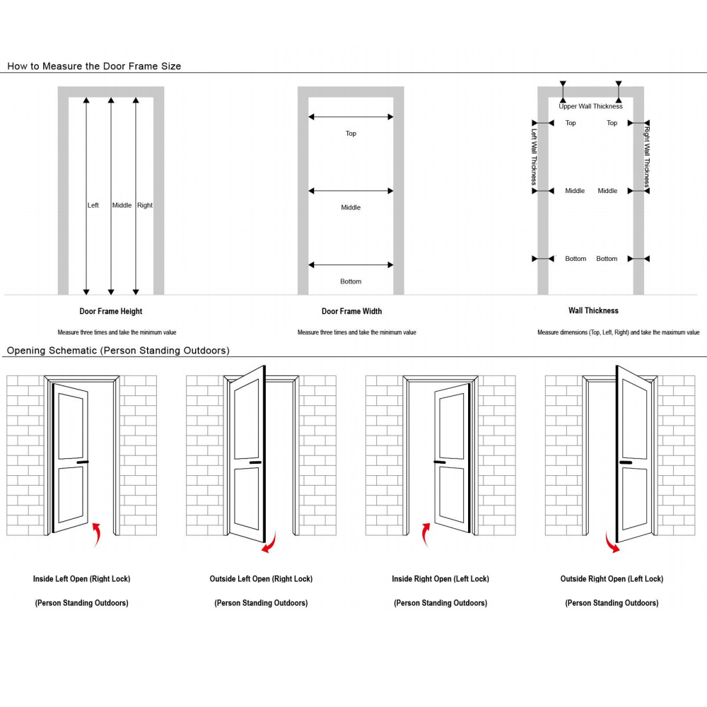 Ultra Narrow Frame Full Aluminum Glass Swing Door, All Aluminum Frame Fluted Frosted Glass Bathroom Door With Grid Design