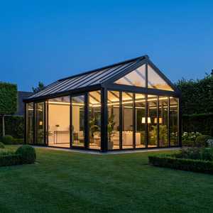 Modern Aluminum Double Glazed Solarium Sunroom