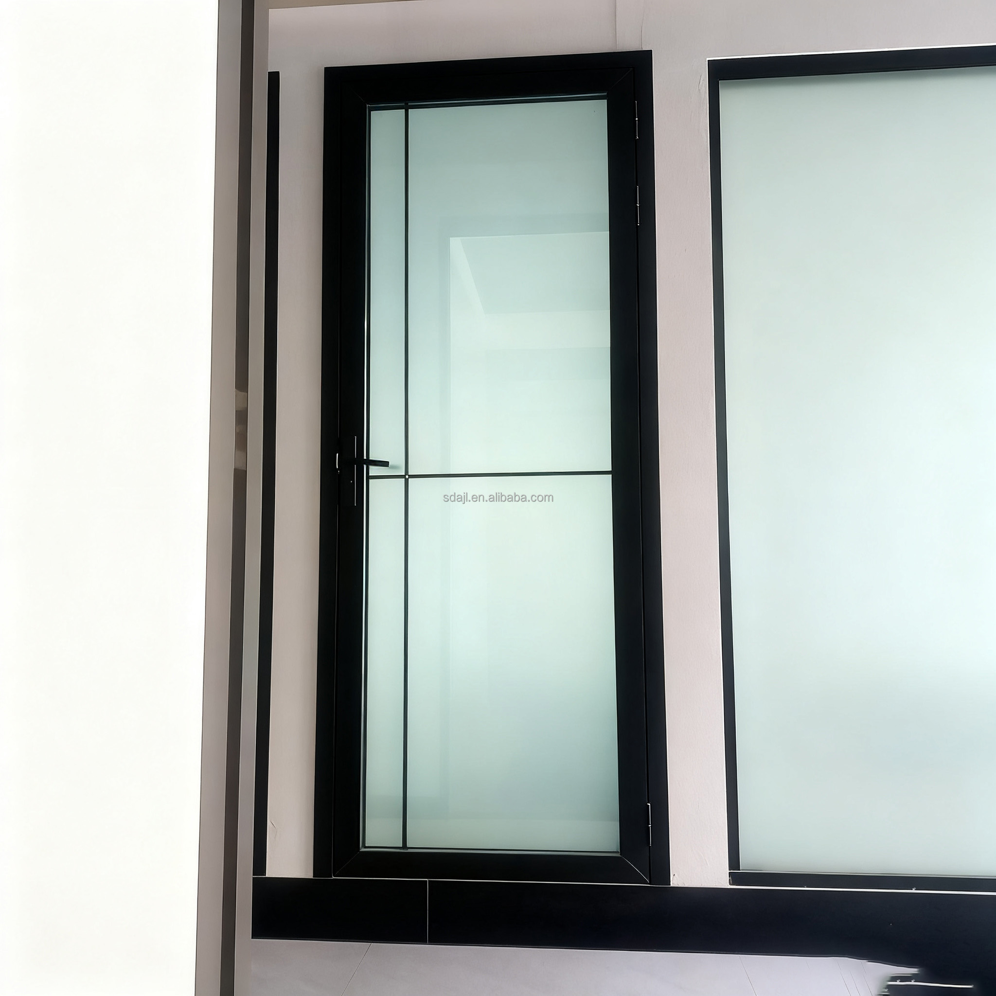 Design the Space Price of Aluminum Bathroom Flat Door Glass and Other Frosted Glass Doors