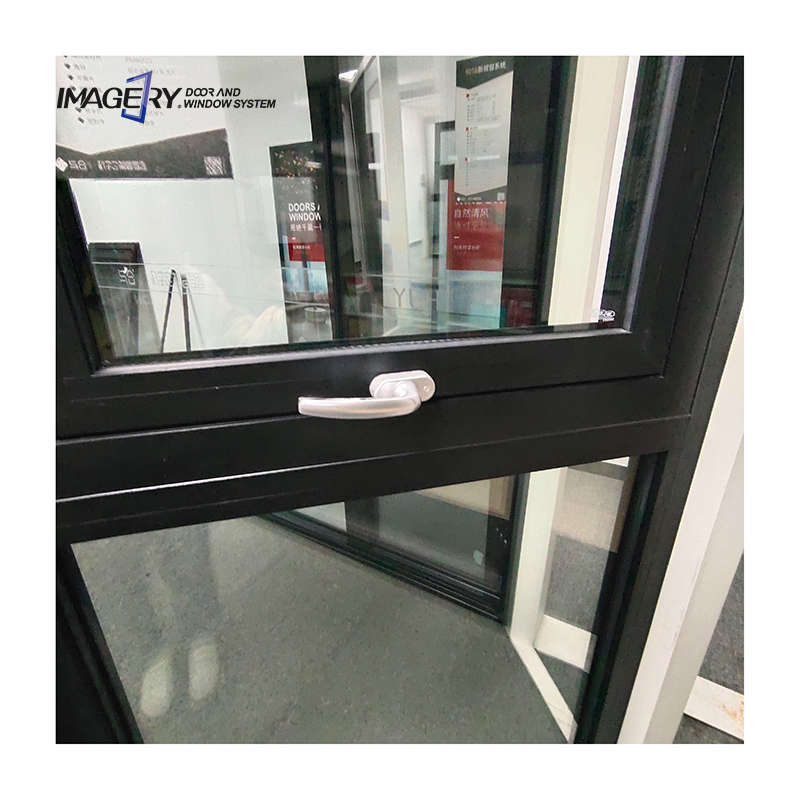 Factory Direct Thermal Break Aluminum Awning Window Ventilation Soundproof for Bathroom Kitchen
